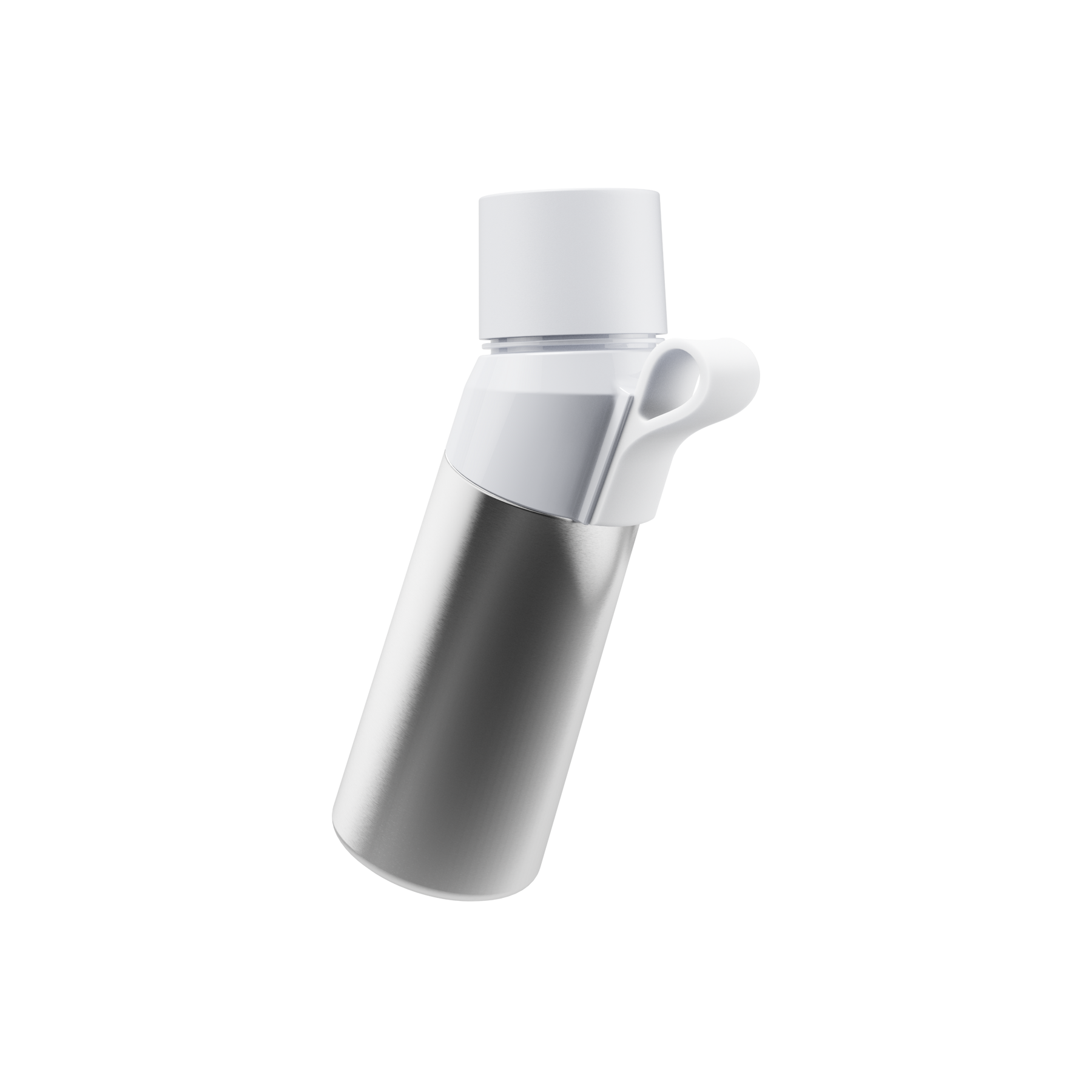 air up® Twist Pro Steel Flasche Set - Silver 480 ml