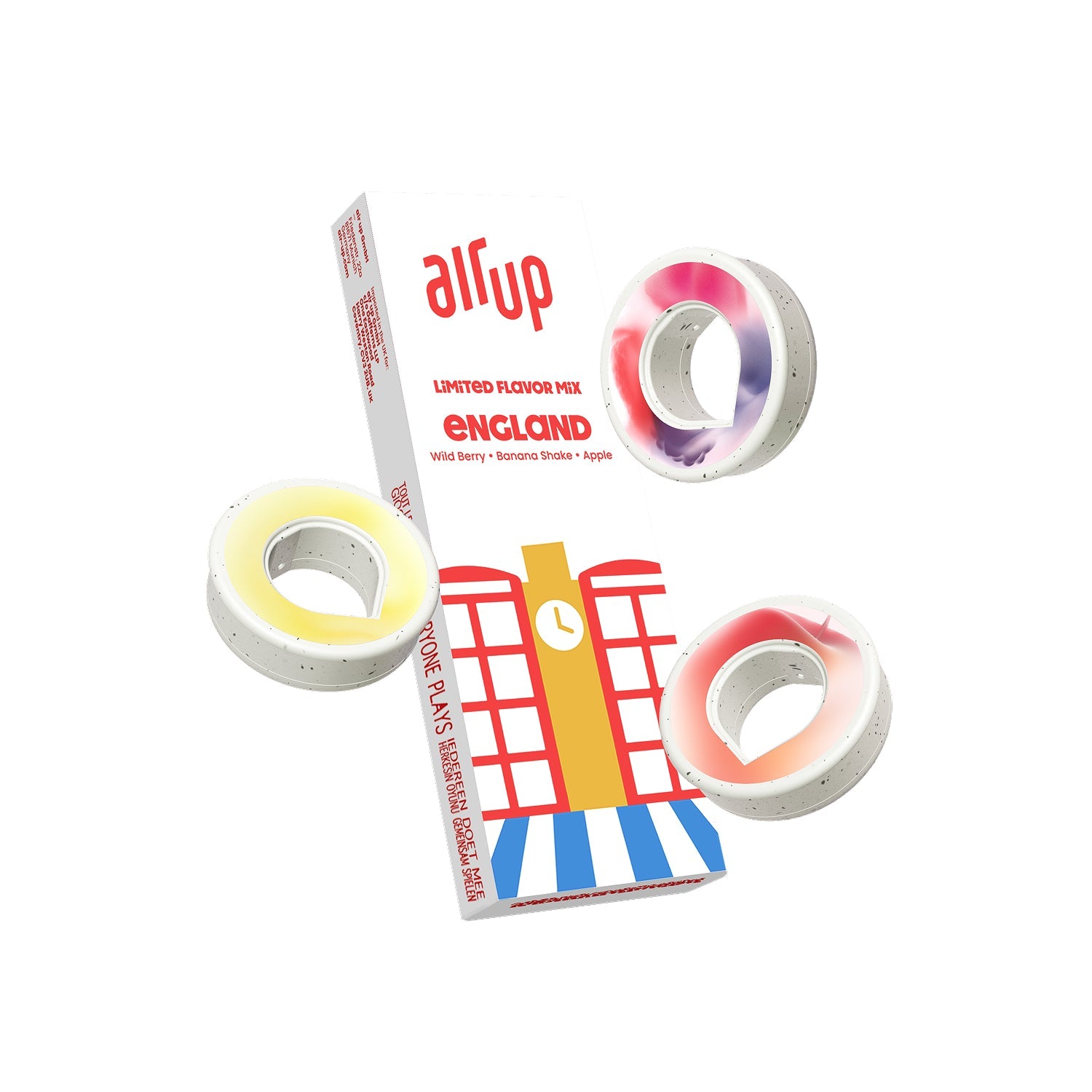 Everyone Plays - England Probierpaket, 3 Pods