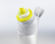 air up® Twist Pro Steel Flasche Set - Silver 480 ml