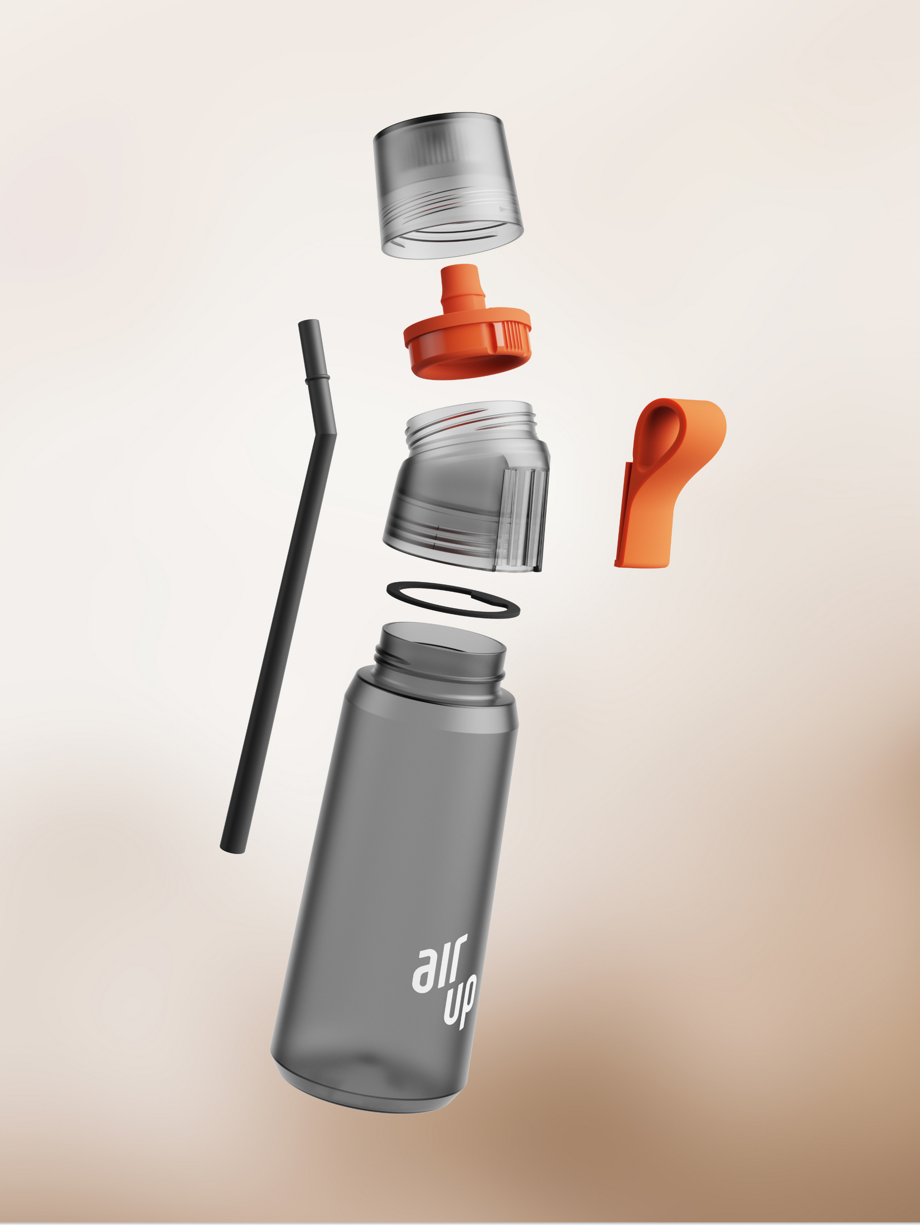 Gen air up® Twist Pro Bottle - Charcoal Grey 1000 ml