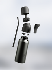 air up® Twist Pro Steel Flasche - Dusky Obsidian 850 ml