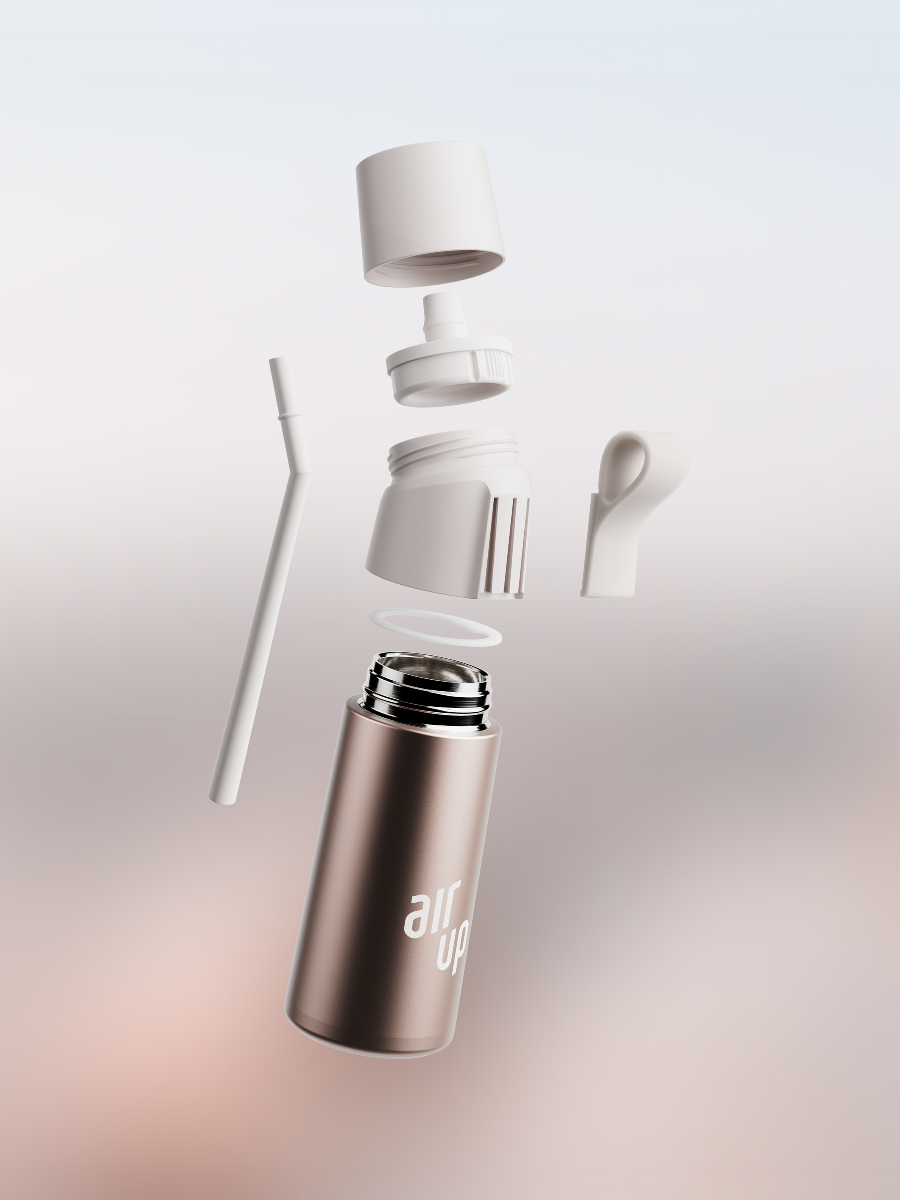 air up® Twist Pro Steel Bottle - Blush Quartz 480 ml