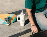 air up® Tumbler with Handle - Creamy White 890 ml
