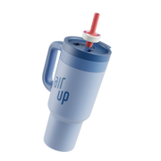 air up® Tumbler with Handle - Dusky Blue 1200 ml