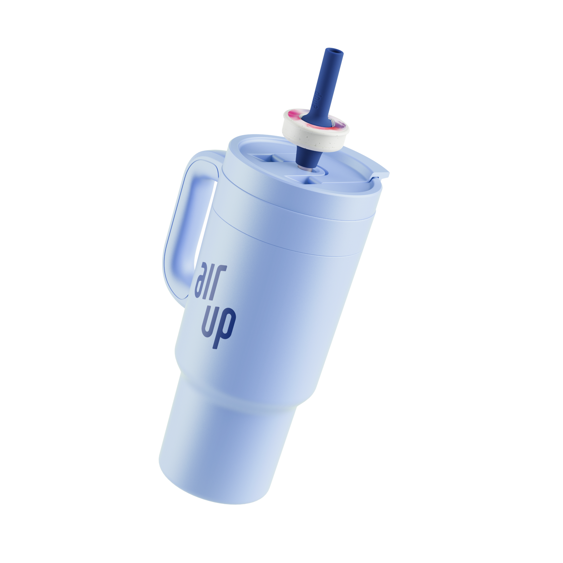air up® Tumbler mit Griff - Blue Cornflower 890 ml