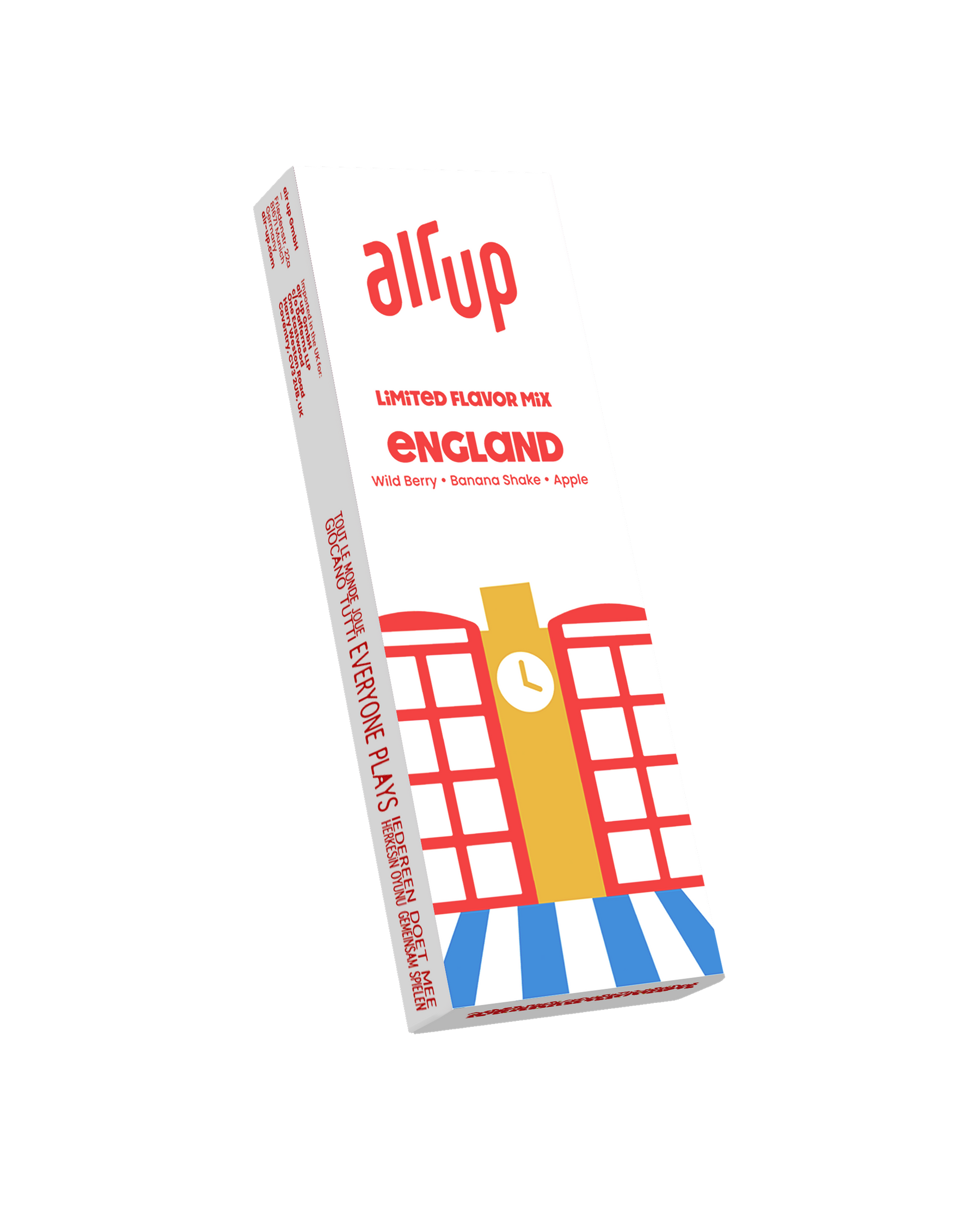 Everyone Plays - England Probierpaket, 3 Pods