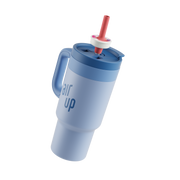 air up® Tumbler with Handle - Dusky Blue 890 ml