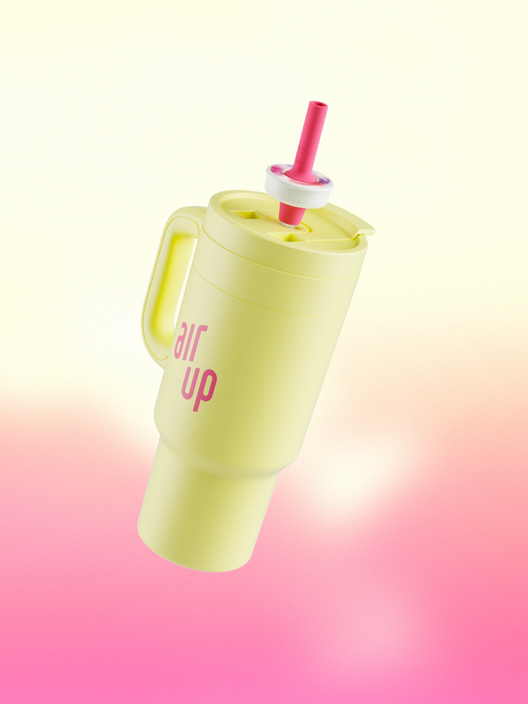 air up® Tumbler mit Griff - Buttercup Pink 890 ml
