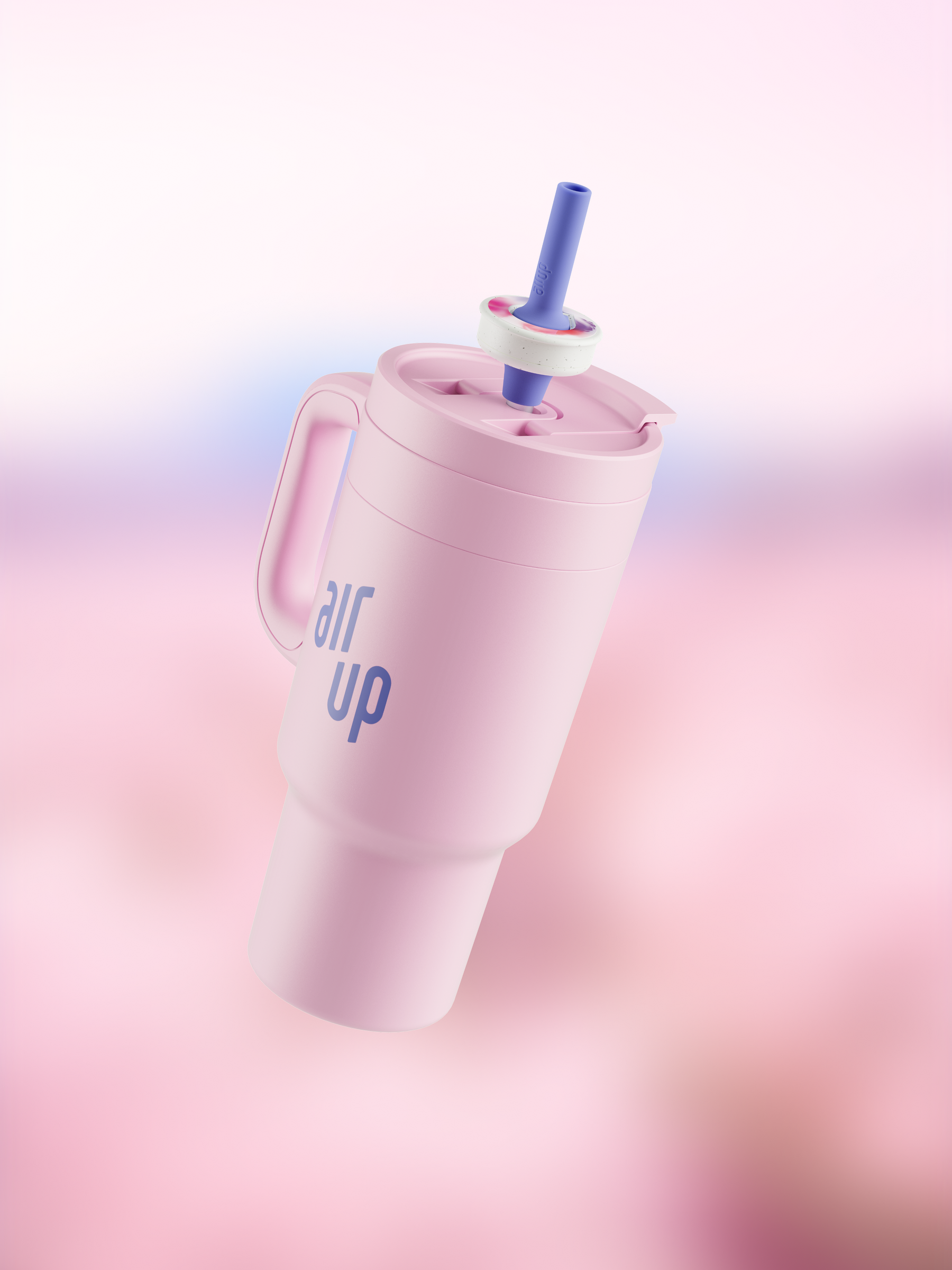 air up® Tumbler mit Griff - Pink Indigo 890 ml