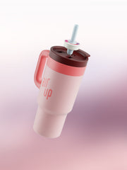 air up® Tumbler with Handle - Coral Pink 890 ml