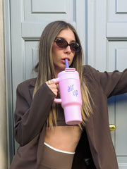 air up® Tumbler mit Griff - Pink Indigo 890 ml