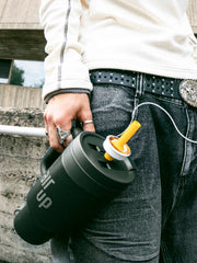 air up® Tumbler with Handle - Pitch Black 1200 ml