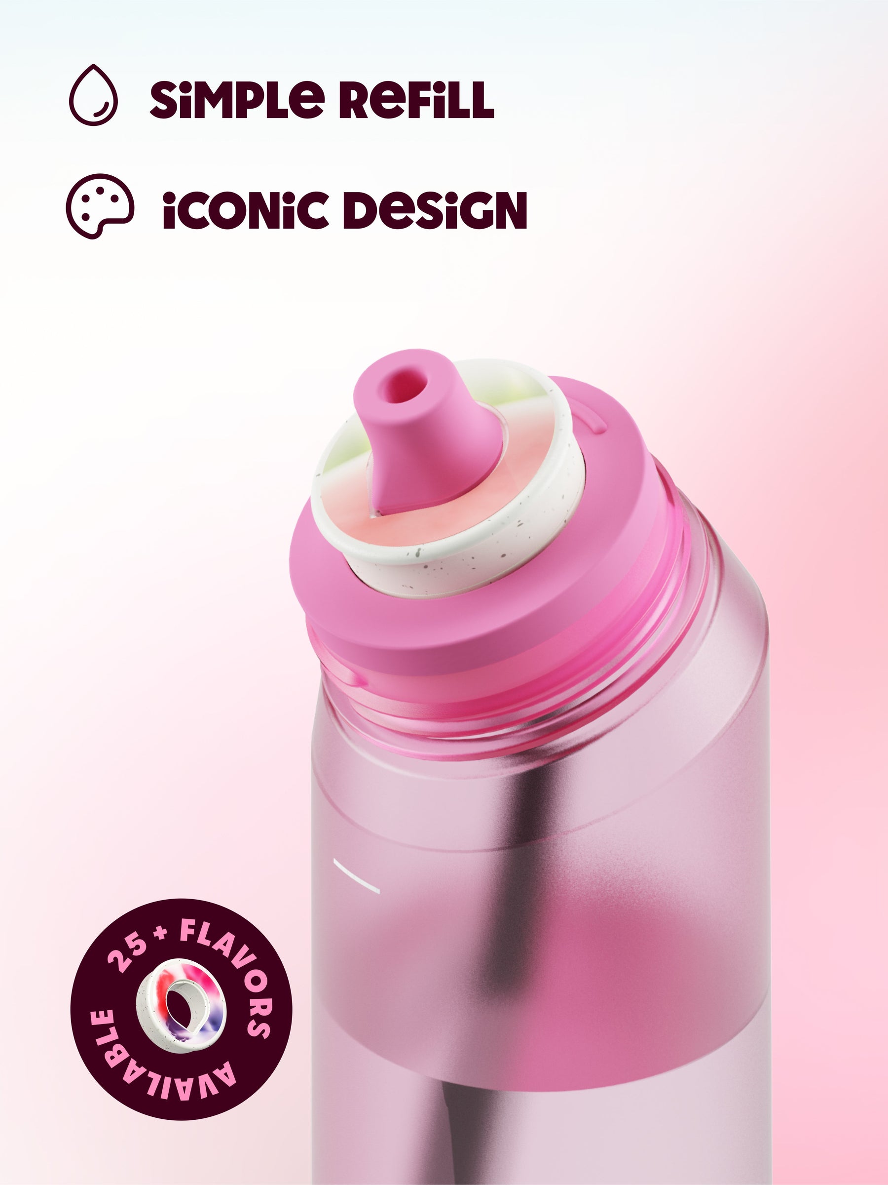 air up® Twist Flasche - Hot Pink 650 ml