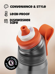 Gen air up® Twist Pro Bottle - Charcoal Grey 1000 ml