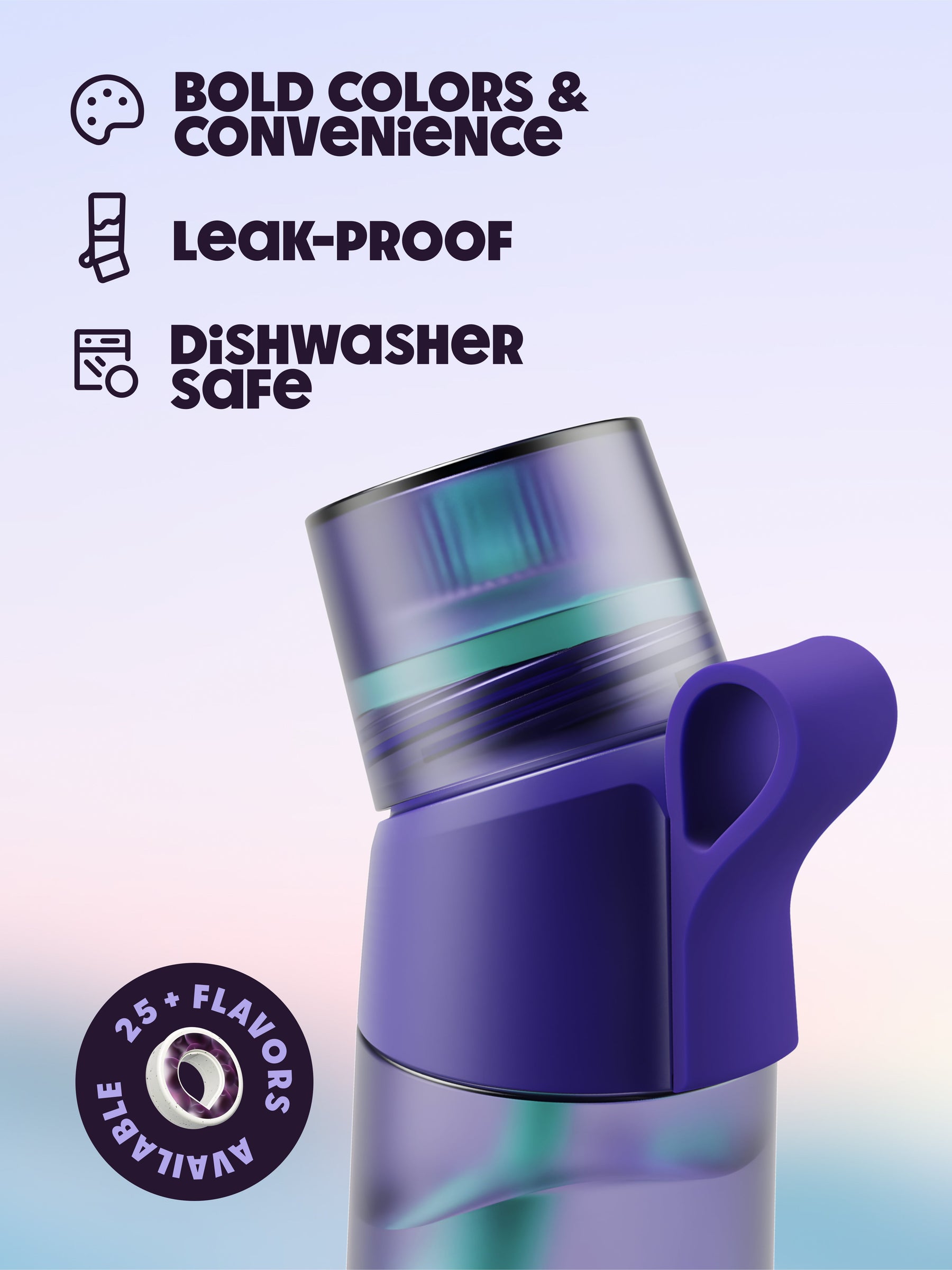 air up® Twist Pro Bottle - Purple Strike 600 ml