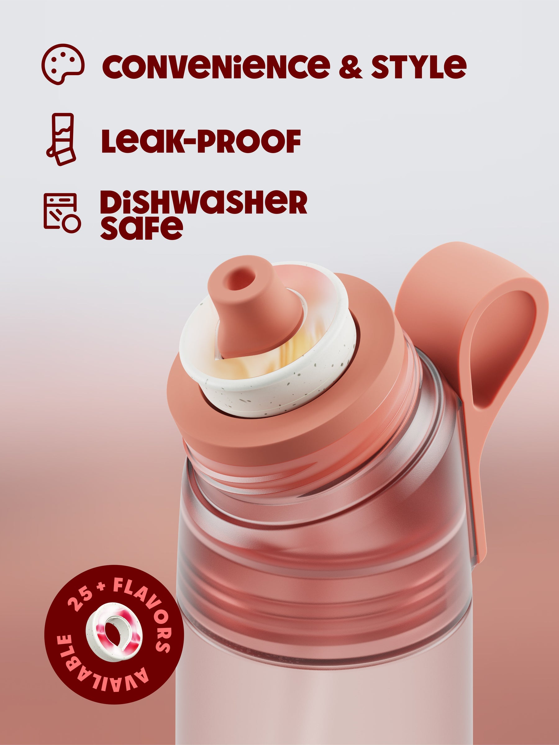 air up® Twist Pro Flasche - Poppy 600 ml
