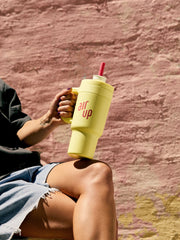 air up® Tumbler mit Griff - Buttercup Pink 890 ml