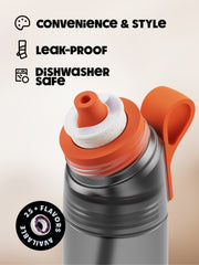 air up® Twist Pro Flasche - Charcoal Grey 600 ml