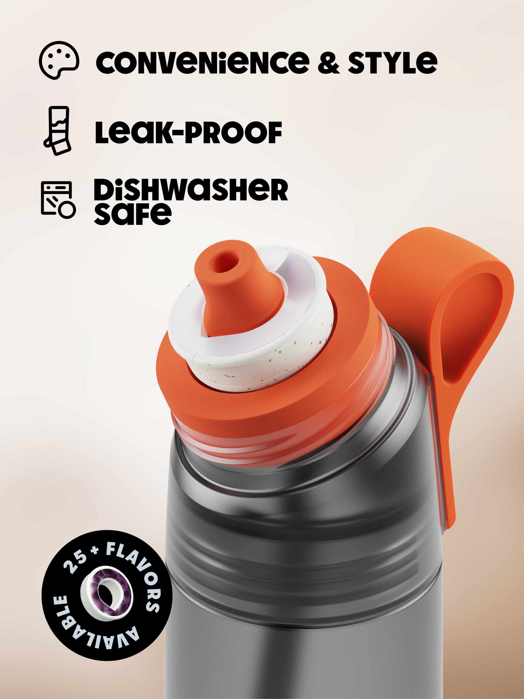 air up® Twist Pro Flasche - Charcoal Grey 600 ml