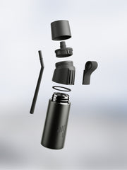 air up® Twist Pro Steel Flasche - Dusky Obsidian 480 ml