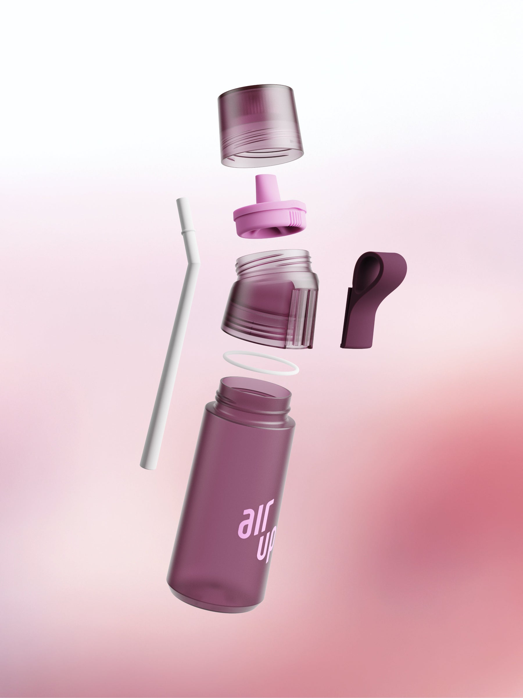 air up® Twist Pro Bottle - Berry Pink 600 ml