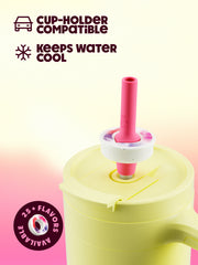 air up® Tumbler mit Griff - Buttercup Pink 890 ml