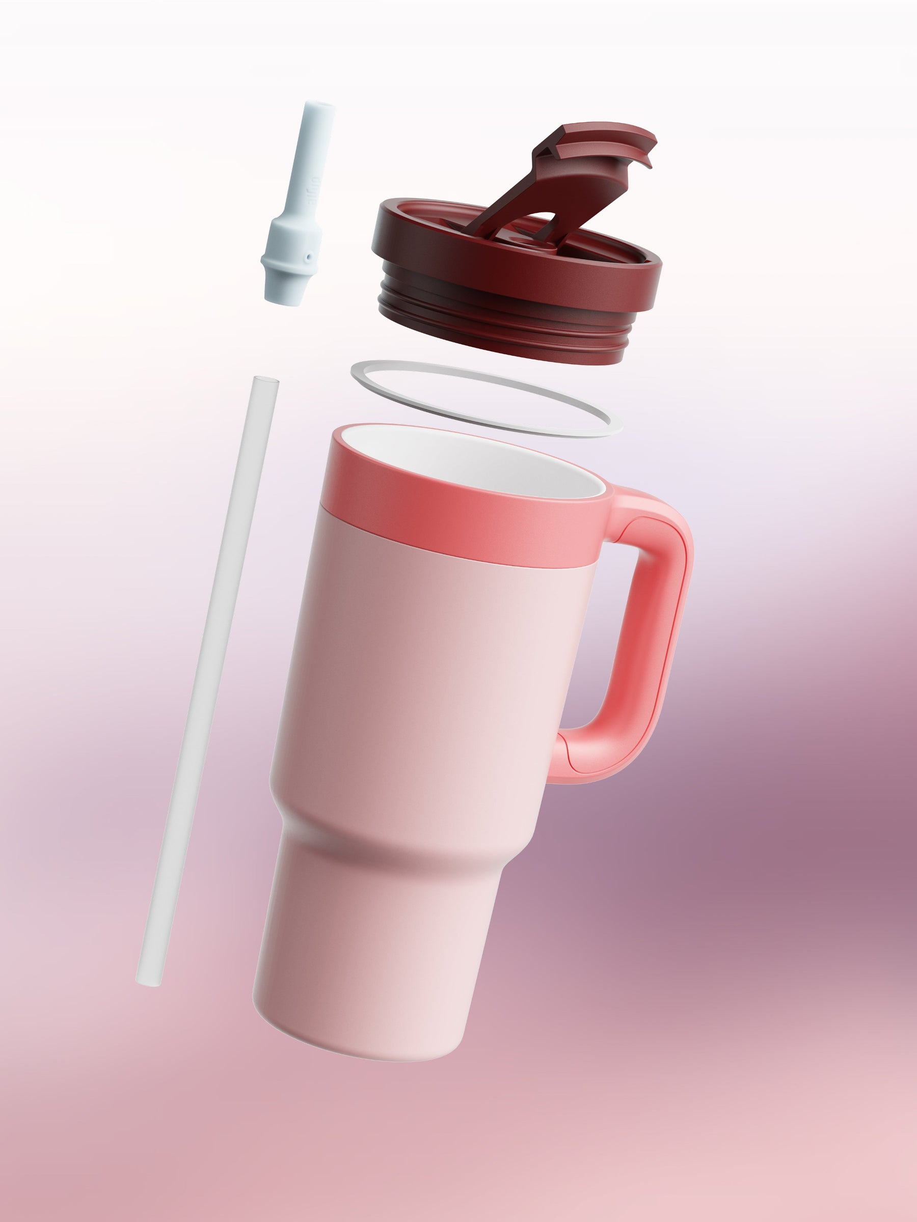 air up® Tumbler with Handle - Coral Pink 890 ml