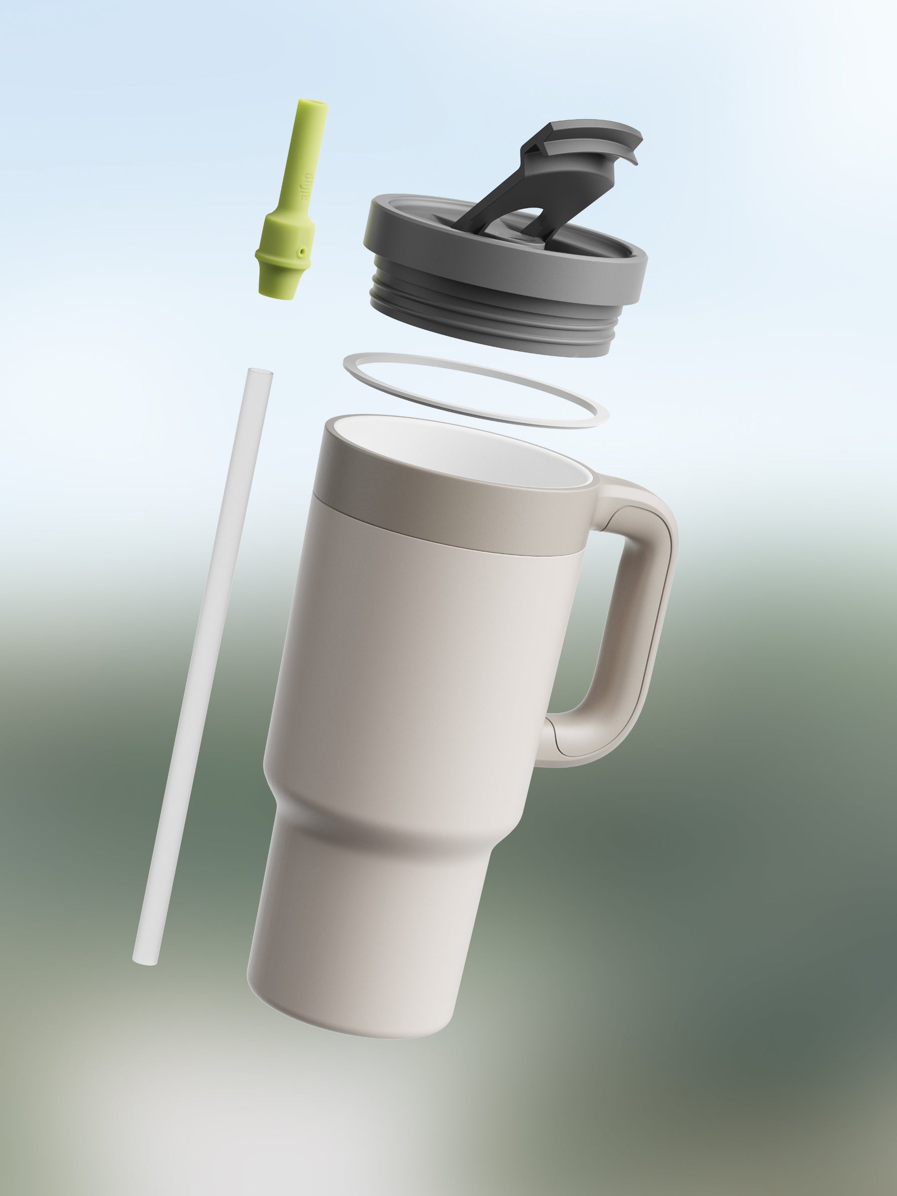 air up® Tumbler with Handle - Sandstone 890 ml