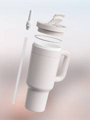 air up® Tumbler with Handle - Creamy White 890 ml