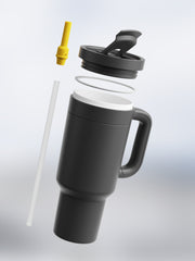 air up® Tumbler with Handle - Pitch Black 890 ml