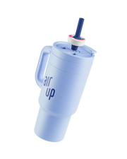 air up® Tumbler mit Griff - Blue Cornflower 890 ml