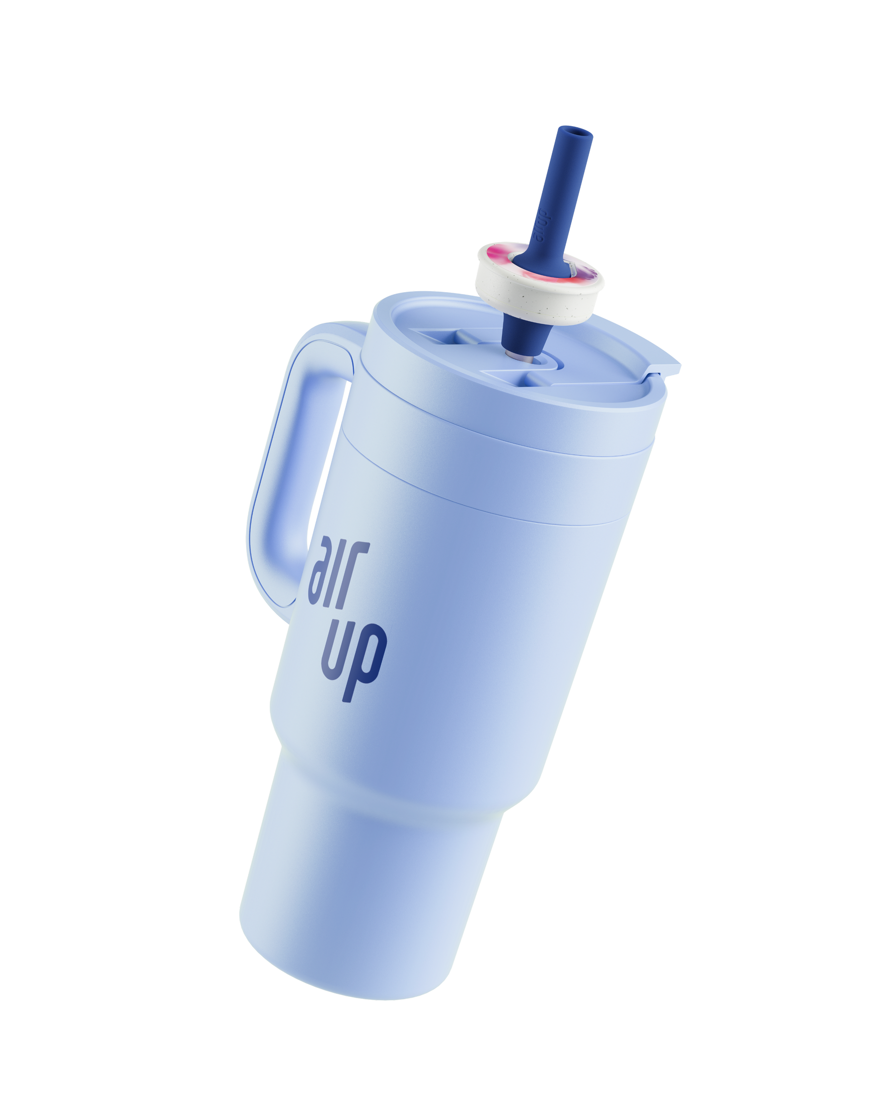 air up® Tumbler mit Griff - Blue Cornflower 890 ml