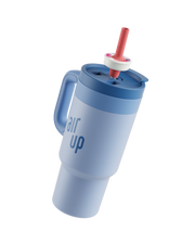 air up® Tumbler with Handle - Dusky Blue 890 ml
