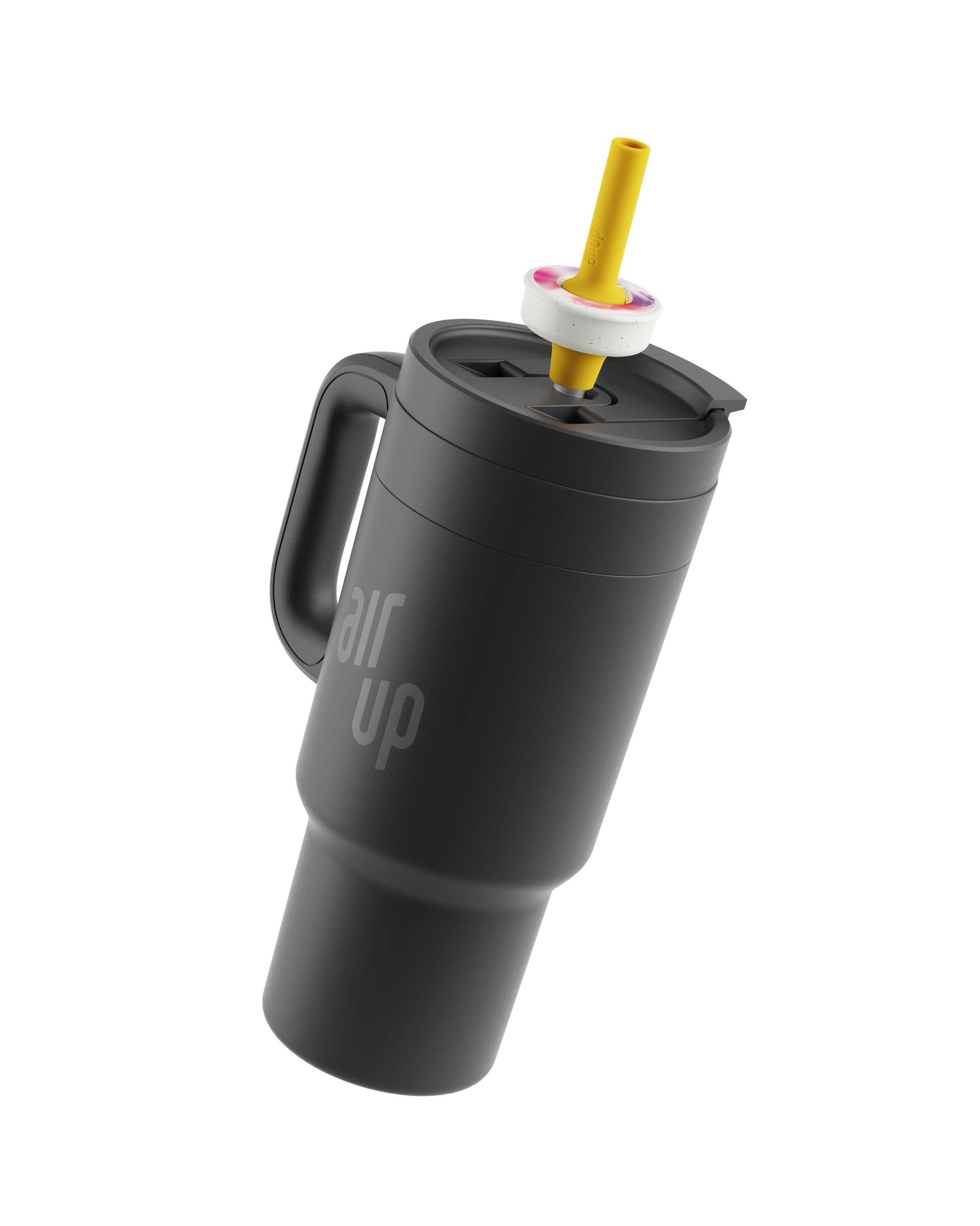 air up® Tumbler with Handle - Pitch Black 890 ml