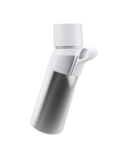 air up® Twist Pro Steel Flasche Set - Silver 480 ml